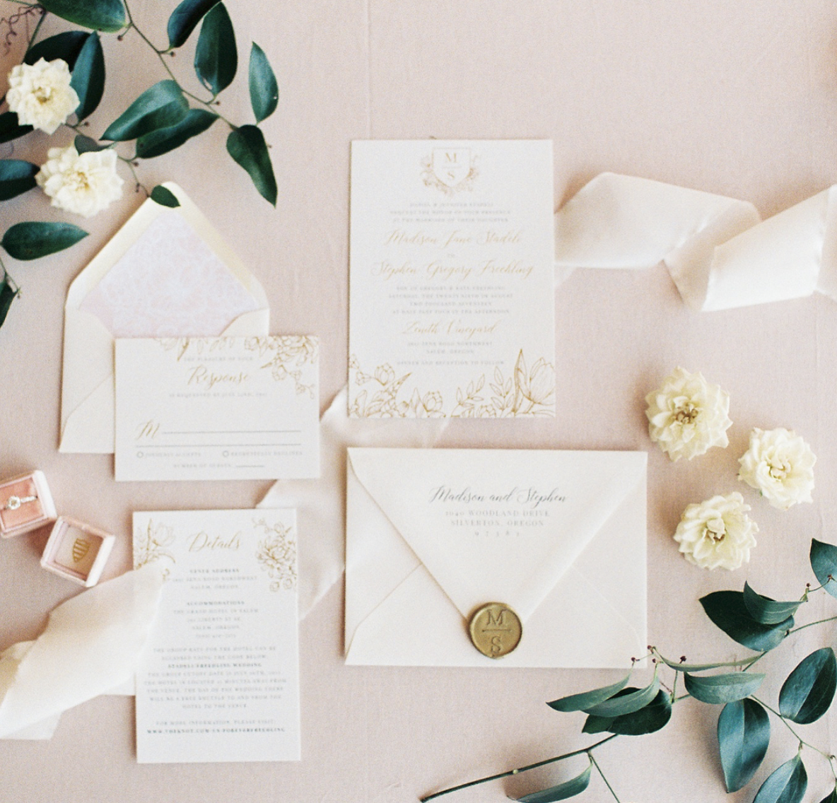 Photo by Jami Rae Photo, Invitation by Letters & Dust, Styling by Swoon Event Design, Planning by Class Act Events
