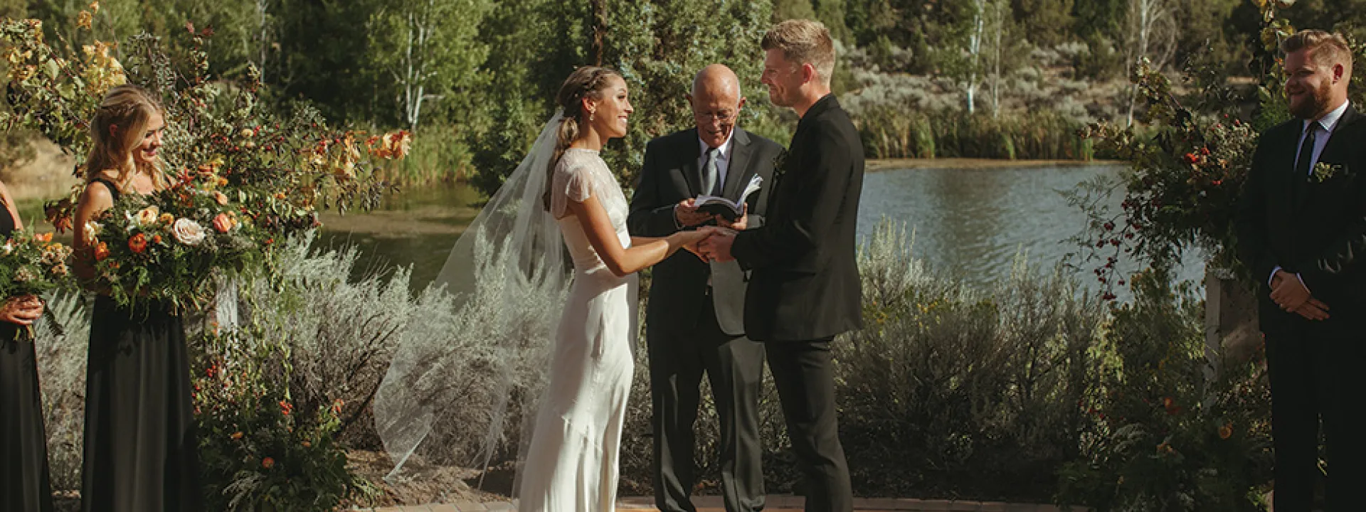 Gretchen and Tyler tie the knot at Ranch at the Canyons